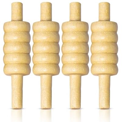 ND Sports Wooden Cricket Bails Set – 4-Piece Set of Premium English Ash Bails for Training & Match Play – Ideal for Cricket Balls and Cricket Practice ND Sports Wooden Cricket Bails Set – 4-Piece Set of Premium English Ash Bails for Training & Match Play – Ideal for Cricket Balls and Cricket Practice