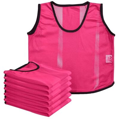 A2Z 4 Kids 6 Pack Training Bibs Sports Vests Team Practice Mesh Set UK Breathable Pinnies Designed For Football Rugby Cricket And Hockey A2Z 4 Kids 6 Pack Training Bibs Sports Vests Team Practice Mesh Set UK Breathable Pinnies Designed For Football Rugby Cricket And Hockey