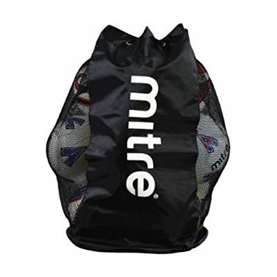 Mitre Football Sports Soccer Balls Storage Bag Holdall H2423 Mesh Ball Sack Mitre Football Sports Soccer Balls Storage Bag Holdall H2423 Mesh Ball Sack