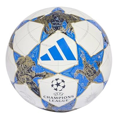 adidas UEFA Champions League Sala FIFA Quality Pro Ball JP1546, Unisex Footballs, White, 4 EU adidas UEFA Champions League Sala FIFA Quality Pro Ball JP1546, Unisex Footballs, White, 4 EU