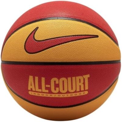 Nike Everyday All Court Basketball 8P – Indoor Outdoor Basketball Ball – Robust Training Basketball – Delivered Deflated, University Red/Black/Black/University Gold, 7 Nike Everyday All Court Basketball 8P – Indoor Outdoor Basketball Ball – Robust Training Basketball – Delivered Deflated, University Red/Black/Black/University Gold, 7