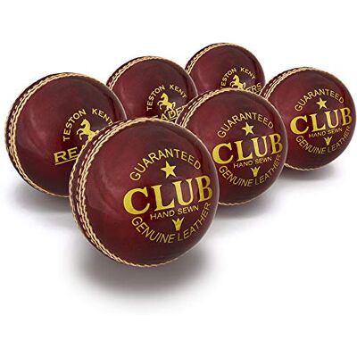 Readers Club Cricket Ball - 5.5oz Red Mens - Cricket Ball Readers Club Cricket Ball - 5.5oz Red Mens - Cricket Ball