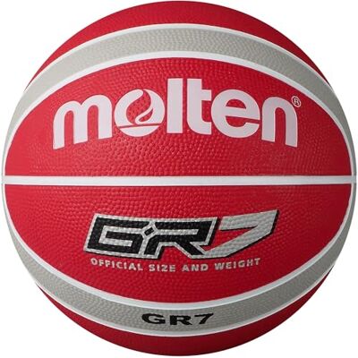 Molten - Basketball - 7 - Red/White/Silver - Basketball Molten - Basketball - 7 - Red/White/Silver - Basketball