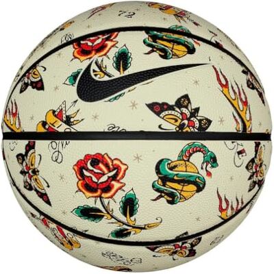 Nike Basketball 8P PRM Energy Premium Outdoor Basketball Ball Robust Street Basketball Delivered Deflated, Lt Khaki/Black/Lt Khaki/Black, 7 Nike Basketball 8P PRM Energy Premium Outdoor Basketball Ball Robust Street Basketball Delivered Deflated, Lt Khaki/Black/Lt Khaki/Black, 7