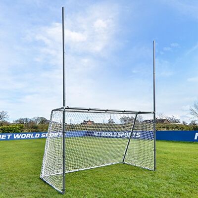 FORZA Steel42 Combi Goals Football & Rugby Combination Goal Posts Gaelic & Hurling Steel Posts Multi-Sport Goals For Kids & Training Rugby/Football Equipment FORZA Steel42 Combi Goals Football & Rugby Combination Goal Posts Gaelic & Hurling Steel Posts Multi-Sport Goals For Kids & Training Rugby/Football Equipment