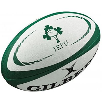 Gilbert Replica Ireland Rugby Ball White/Green Size 4 Gilbert Replica Ireland Rugby Ball White/Green Size 4