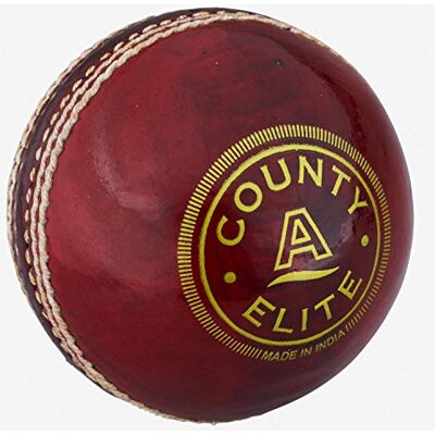Readers County Elite Cricket Ball 4.75oz, Red, Youths Readers County Elite Cricket Ball 4.75oz, Red, Youths