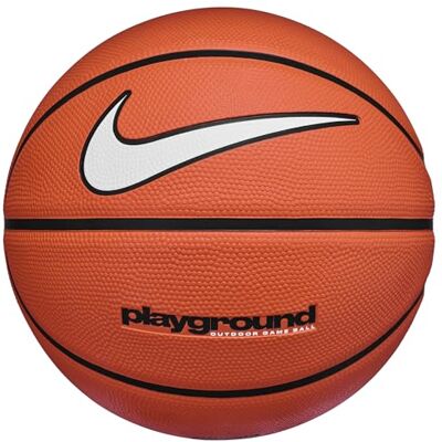 Nike Everyday Playground Basketball 8P – Outdoor Street Basketball Ball – Durable Recreational Basketball – Delivered Deflated, Amber/Black/White, 6 Nike Everyday Playground Basketball 8P – Outdoor Street Basketball Ball – Durable Recreational Basketball – Delivered Deflated, Amber/Black/White, 6