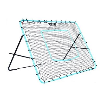 Precision PLAY Adjustable Rebounder, 7’ x 5’ Multi-Sport Training Equipment, High-Tension Net for Football, Gaelic Football, Tennis, Handball & Hockey Precision PLAY Adjustable Rebounder, 7’ x 5’ Multi-Sport Training Equipment, High-Tension Net for Football, Gaelic Football, Tennis, Handball & Hockey