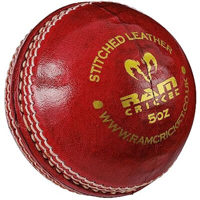 Ram Cricket Academy Ball, Red, 5 oz, Pack of 6 Ram Cricket Academy Ball, Red, 5 oz, Pack of 6