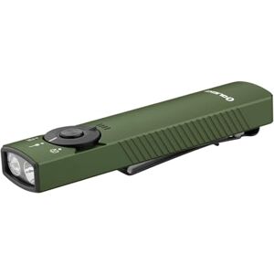 OLIGHT Arkfeld Pro Rechargeable EDC Flashlight, 1300 Lumens with Triple Light Source (White, UV 900mW and Green Beam), Ideal Torch for Outdoor Emergency Response OLIGHT Arkfeld Pro Rechargeable EDC Flashlight, 1300 Lumens with Triple Light Source (White, UV 900mW and Green Beam), Ideal Torch for Outdoor Emergency Response