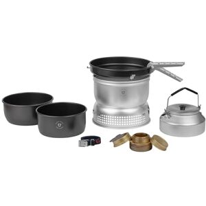 Trangia 25-6 Non-Stick Cookset with Kettle and Spirit Burner, Complete Camping Cookware and Stove Set for Hiking, Backpacking, Fishing Trangia 25-6 Non-Stick Cookset with Kettle and Spirit Burner, Complete Camping Cookware and Stove Set for Hiking, Backpacking, Fishing
