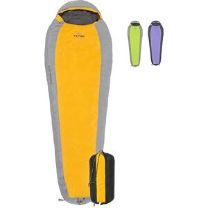TETON Sports Trail Head -7 Degree C Ultra Light Sleeping Bag Orange/Grey TETON Sports Trail Head -7 Degree C Ultra Light Sleeping Bag Orange/Grey