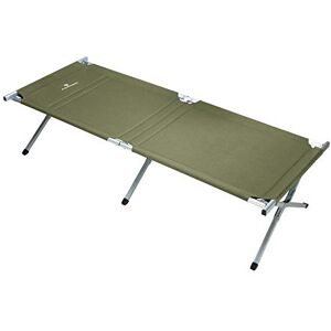 Ferrino Camping, Folding Adult Camp Bed Unisex, unisex adult, Campo, green, 189 x 60 x 40 cm Ferrino Camping, Folding Adult Camp Bed Unisex, unisex adult, Campo, green, 189 x 60 x 40 cm