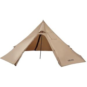 VEVOR Hot Tent for 2 Persons, Portable Winter Tipi Tent with Stove Jack, Waterproof Canvas Camping Tents, Lightweight 4 Season Shelter Tents for Hiking Fishing Backpacking, S Size VEVOR Hot Tent for 2 Persons, Portable Winter Tipi Tent with Stove Jack, Waterproof Canvas Camping Tents, Lightweight 4 Season Shelter Tents for Hiking Fishing Backpacking, S Size