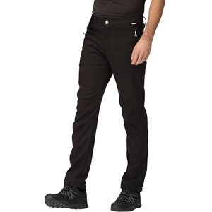 Regatta Men's Geo Softshell Walking Trousers, Waterproof, Windproof, Hardwearing & Multipocketed Perfect for Outdoors, Hiking, Camping & Trekking Black Regatta Men's Geo Softshell Walking Trousers, Waterproof, Windproof, Hardwearing & Multipocketed Perfect for Outdoors, Hiking, Camping & Trekking Black