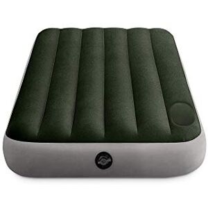 Intex 64761E Dura-Beam Standard Downy Air Mattress: Fiber-Tech – Twin Size – Built-in Foot Pump – 10in Bed Height – 300lb Weight Capacity Intex 64761E Dura-Beam Standard Downy Air Mattress: Fiber-Tech – Twin Size – Built-in Foot Pump – 10in Bed Height – 300lb Weight Capacity