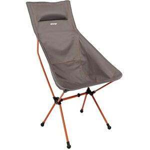 Vango Micro Steel Tall Camping Chair, Lighweight, Strong Foldable to Compact Size, High Back Design Garden Chair Perfect for Festivals, Fishing, Campers, Walkers (Excalibur) Vango Micro Steel Tall Camping Chair, Lighweight, Strong Foldable to Compact Size, High Back Design Garden Chair Perfect for Festivals, Fishing, Campers, Walkers (Excalibur)