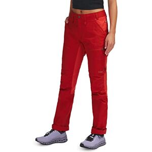 Fjallraven 89583-321-333 Abisko Lite Trekking TRS W Reg Pants Women's Cabin Red-Rowan Red Size 38