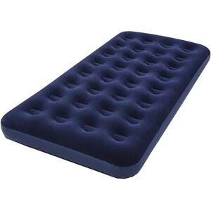 Bestway 67001E Flocked Air Bed Twin, Plastic, Polyster, Blue Bestway 67001E Flocked Air Bed Twin, Plastic, Polyster, Blue