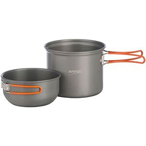 Vango Hard Anodised 1 Person Cook Kit Outdoor Cookware with 2 pots for Backpacking Trekking Hiking Fishing Picnic Vango Hard Anodised 1 Person Cook Kit Outdoor Cookware with 2 pots for Backpacking Trekking Hiking Fishing Picnic