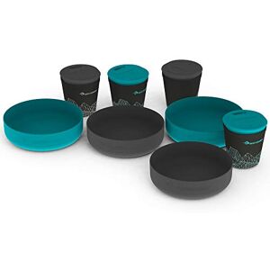 Sea to Summit Delta Light 4-Person Camp Dinnerware Set, Titanium Grey Sea to Summit Delta Light 4-Person Camp Dinnerware Set, Titanium Grey