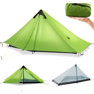 FBSPORT Ultralight Tent 3-Season Backpacking Tent 1 Person Camping Tent, Outdoor Lightweight LanShan Camping Tent Shelter for Camping, Trekking, Kayaking, Climbing, Hiking, 1 Person/Green FBSPORT Ultralight Tent 3-Season Backpacking Tent 1 Person Camping Tent, Outdoor Lightweight LanShan Camping Tent Shelter for Camping, Trekking, Kayaking, Climbing, Hiking, 1 Person/Green