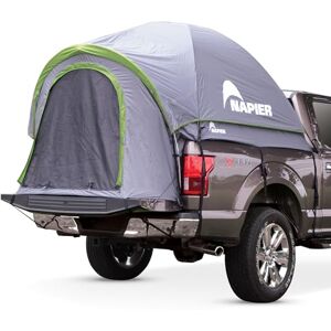 Napier Backroadz Truck Bed with Waterproof Material Coating, Comfortable and Spacious 2 Person Camping Tent, Waterproof Bed Tent, Durable and Sturdy Tent Grey/Green, Full Size Short Bed (5.5'-5.8') Napier Backroadz Truck Bed with Waterproof Material Coating, Comfortable and Spacious 2 Person Camping Tent, Waterproof Bed Tent, Durable and Sturdy Tent Grey/Green, Full Size Short Bed (5.5'-5.8')