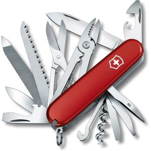 Victorinox Handyman Swiss Army Knife, Medium, Multi Tool, Camping Knife, 24 Functions, Large Blade, Metal Saw, Red Victorinox Handyman Swiss Army Knife, Medium, Multi Tool, Camping Knife, 24 Functions, Large Blade, Metal Saw, Red