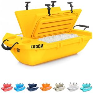 GoSports Outdoors CUDDY Floating Cooler and Dry Storage Vessel for Land & Water – 40QT– Great for River, Beach, Kayak, Pool, & Lake Yellow GoSports Outdoors CUDDY Floating Cooler and Dry Storage Vessel for Land & Water – 40QT– Great for River, Beach, Kayak, Pool, & Lake Yellow