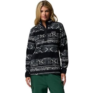 Columbia Women's Benton Springs Printed 1/2 Snap, Fleece Pull Over, Black Deschutes Days, X-Small Columbia Women's Benton Springs Printed 1/2 Snap, Fleece Pull Over, Black Deschutes Days, X-Small