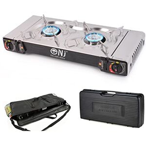 NJ The right choice NJ SG-2S Double Burner Camping Stove Portable Butane Gas Cooker with Case and Bag NJ The right choice NJ SG-2S Double Burner Camping Stove Portable Butane Gas Cooker with Case and Bag