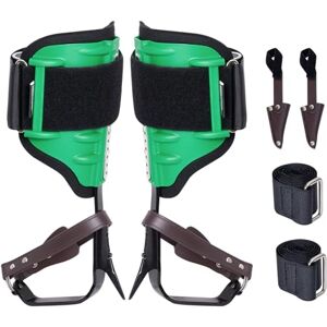 VEVOR Tree Climbing Spikes, 1 Pair Alloy Steel Climbing Spurs, 350lbs Load Capacity Tree Climbing Gear with Straps and Spike Protectors, Arborist Equipment for Climbers, Hunting, Fruit Picking, Green VEVOR Tree Climbing Spikes, 1 Pair Alloy Steel Climbing Spurs, 350lbs Load Capacity Tree Climbing Gear with Straps and Spike Protectors, Arborist Equipment for Climbers, Hunting, Fruit Picking, Green