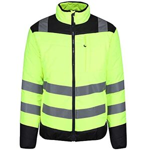Regatta Professional Mens Hi-vis Baffle Padded Jacket, Yellow, S EU Regatta Professional Mens Hi-vis Baffle Padded Jacket, Yellow, S EU