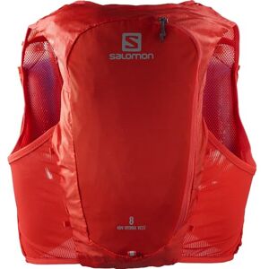 Salomon Hydra 8 Unisex Hydration Vest with 2 Soft Flasks (500ml), Trail Running and Hiking, Fiery Red, Extra Large Salomon Hydra 8 Unisex Hydration Vest with 2 Soft Flasks (500ml), Trail Running and Hiking, Fiery Red, Extra Large