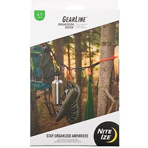 Nite Ize Unisex's Gear Line Organization System, Assorted, 4 ft Nite Ize Unisex's Gear Line Organization System, Assorted, 4 ft