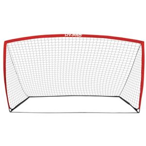 Hy-Pro 12ft x 6ft Pop Up Flexi Football Goal, Portable Football Goal with Carry Bag for Indoor Outdoor Kids Adults, Black Hy-Pro 12ft x 6ft Pop Up Flexi Football Goal, Portable Football Goal with Carry Bag for Indoor Outdoor Kids Adults, Black