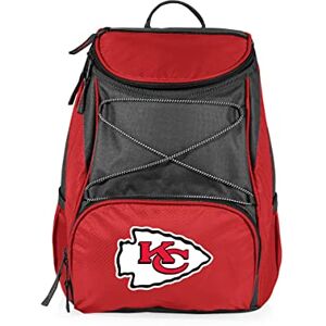 PICNIC TIME Red Kansas City Chiefs PTX Backpack Cooler PICNIC TIME Red Kansas City Chiefs PTX Backpack Cooler