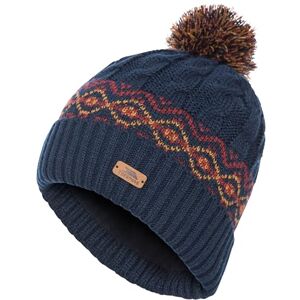 Trespass Men's Andrews Knitted Hat, Navy, One Size UK Trespass Men's Andrews Knitted Hat, Navy, One Size UK