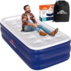 Vivo Technologies Air Bed Single with Built-in Pump – Premium Flocked Blow-Up Mattress for Adults & Kids, Waterproof Raised Camping Air Mattress with Carry Bag, Fast Inflating airbed for Indoor Outdoor Travel Vivo Technologies Air Bed Single with Built-in Pump – Premium Flocked Blow-Up Mattress for Adults & Kids, Waterproof Raised Camping Air Mattress with Carry Bag, Fast Inflating airbed for Indoor Outdoor Travel