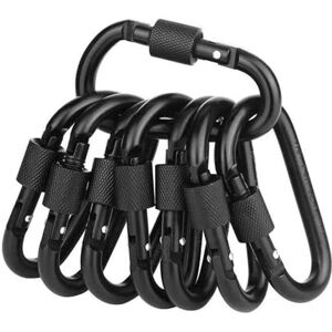 ZIDDAR Screw Locking Backpack Carabiner Keychain Camping Hiking D-Shaped Clips Lock Buckle Hook Climbing Tool For Outdoor ZIDDAR Screw Locking Backpack Carabiner Keychain Camping Hiking D-Shaped Clips Lock Buckle Hook Climbing Tool For Outdoor