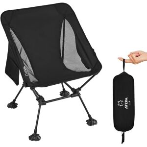 ATEPA Ultralight Camping Chair for Backpacking Hiking, Portable Compact Lightweight Folding Camp Chairs for Adults Square Aluminum Frame with Anti-Sinking Feet for Beach Lawn Travel BBQ Outdoor ATEPA Ultralight Camping Chair for Backpacking Hiking, Portable Compact Lightweight Folding Camp Chairs for Adults Square Aluminum Frame with Anti-Sinking Feet for Beach Lawn Travel BBQ Outdoor