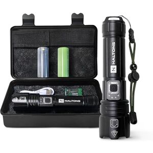 Haltons 10,000 Lumens Rechargeable Torch Waterproof, Tactical, LED, Super Bright, USB-C Charging, Powerful Flash Light, Durable with Versatile Modes & SOS Mode Ideal for Camping, Hiking & More Haltons 10,000 Lumens Rechargeable Torch Waterproof, Tactical, LED, Super Bright, USB-C Charging, Powerful Flash Light, Durable with Versatile Modes & SOS Mode Ideal for Camping, Hiking & More