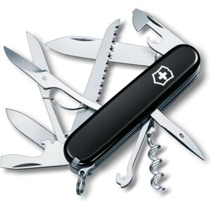 Victorinox Huntsman Swiss Army Knife, Medium, Multi Tool, Camping Knife, 15 Functions, Large Blade, Bottle Opener, Black Victorinox Huntsman Swiss Army Knife, Medium, Multi Tool, Camping Knife, 15 Functions, Large Blade, Bottle Opener, Black