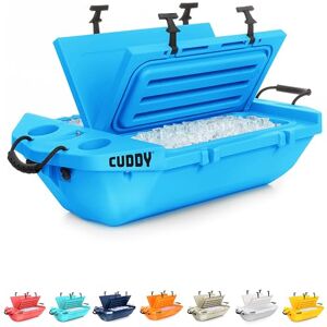 GoSports Outdoors CUDDY Floating Cooler and Dry Storage Vessel for Land & Water – 40QT– Great for River, Beach, Kayak, Pool, & Lake Glacier Blue GoSports Outdoors CUDDY Floating Cooler and Dry Storage Vessel for Land & Water – 40QT– Great for River, Beach, Kayak, Pool, & Lake Glacier Blue