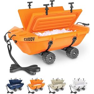 GoSports Outdoors CUDDY Crawler Cooler with Wheels – 40 QT Amphibious Floating Cooler and Dry Storage Vessel Orange GoSports Outdoors CUDDY Crawler Cooler with Wheels – 40 QT Amphibious Floating Cooler and Dry Storage Vessel Orange