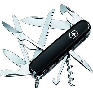 Victorinox Swiss Pocket Knife Huntsman, 15 Functions, Swiss Made, Outdoor Multi Tool incl. Scissors, Wood Saw, Black Victorinox Swiss Pocket Knife Huntsman, 15 Functions, Swiss Made, Outdoor Multi Tool incl. Scissors, Wood Saw, Black