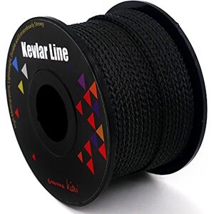 emma kites 100% Black Braided Kevlar Cord 100Ft 200Lb High Strength Flame Resistant for Fishing Backpacking Survival Model Rocket Wind Chime Outdoor Utility Cord emma kites 100% Black Braided Kevlar Cord 100Ft 200Lb High Strength Flame Resistant for Fishing Backpacking Survival Model Rocket Wind Chime Outdoor Utility Cord