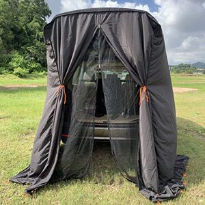 MC&SA SUV Tailgate Shelter Tent Privacy Shelter water repellent Black Portable Changing Room for Biking Toilet Shower Sleeping Beach Swimming L:W:H:4.9ft:4.9ft:7.5ft 6pcs Tent Pegs MC&SA SUV Tailgate Shelter Tent Privacy Shelter water repellent Black Portable Changing Room for Biking Toilet Shower Sleeping Beach Swimming L:W:H:4.9ft:4.9ft:7.5ft 6pcs Tent Pegs