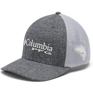 Columbia PFG Logo Mesh Ball Cap, Grill Heather/Cool Grey, S/M Columbia PFG Logo Mesh Ball Cap, Grill Heather/Cool Grey, S/M